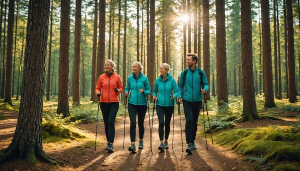 Marche nordique bienfaits sante cardiovasculaire