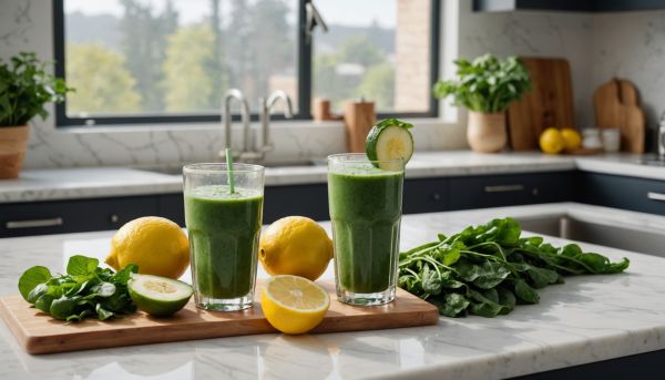 Recettes de smoothies verts riches en vitamines