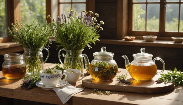 Sante par les plantes et tisanes apaisantes